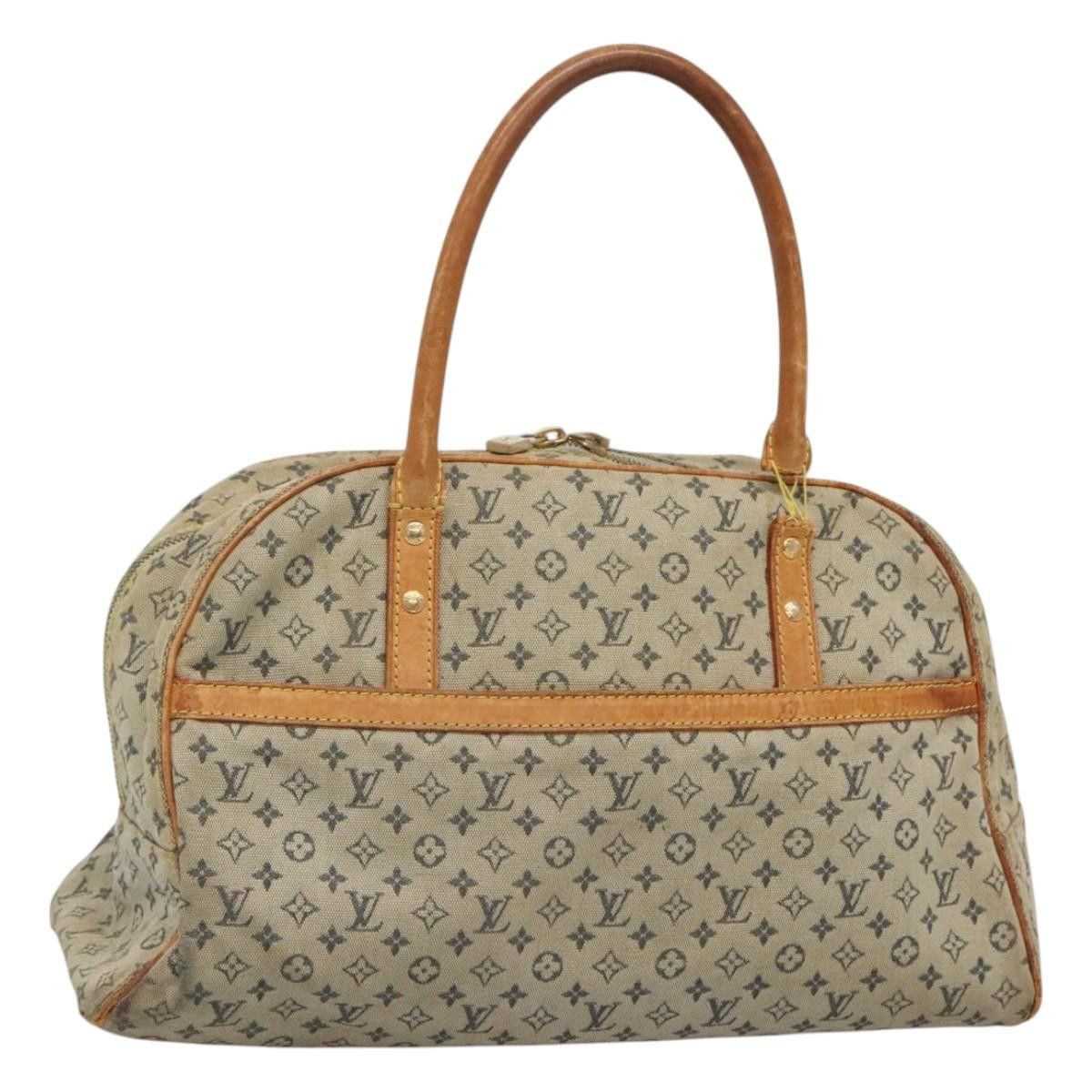Louis Vuitton Monogram Mini Marie Hand Bag Blue M92003 Lv Auth Bs24509, Women's