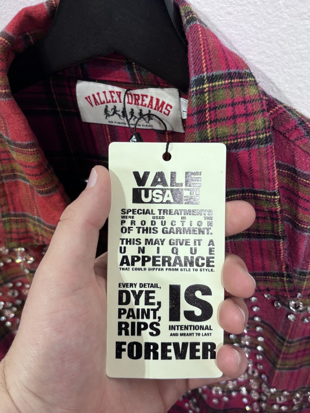 Vale Vale Flannel Red L/S Size US L / EU 52-54 / 3 - 4 Thumbnail
