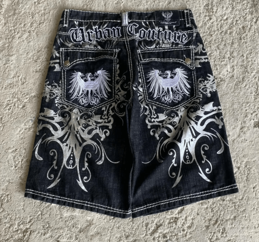 Japanese Brand New street American cowboy shorts Size US 36 / EU 52 - 2 Thumbnail