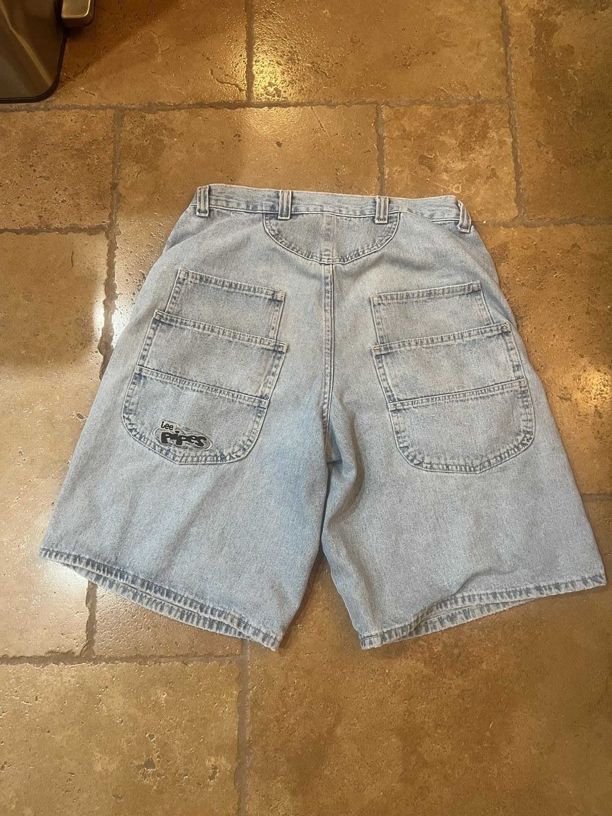 JNCO × Lee Lee pipes baggy jorts Size US 34 / EU 50 - 1 Thumbnail