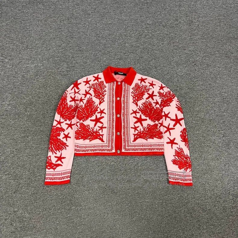 Versace Versace Knitted cardigan Size L / US 10 / IT 46 - 1 Thumbnail