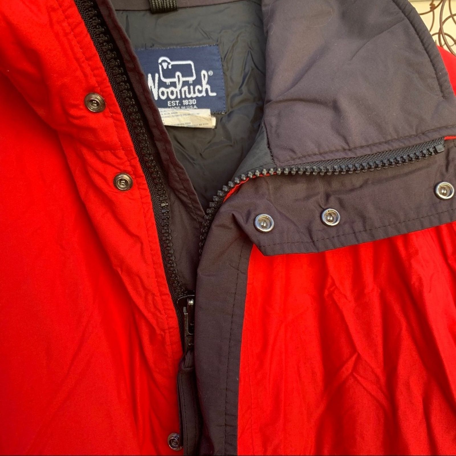 Woolrich Woolen Mills Vintage 90s Woolrich red winter ski coat jacket parka MEDIUM Size US M / EU 48-50 / 2 - 6 Thumbnail