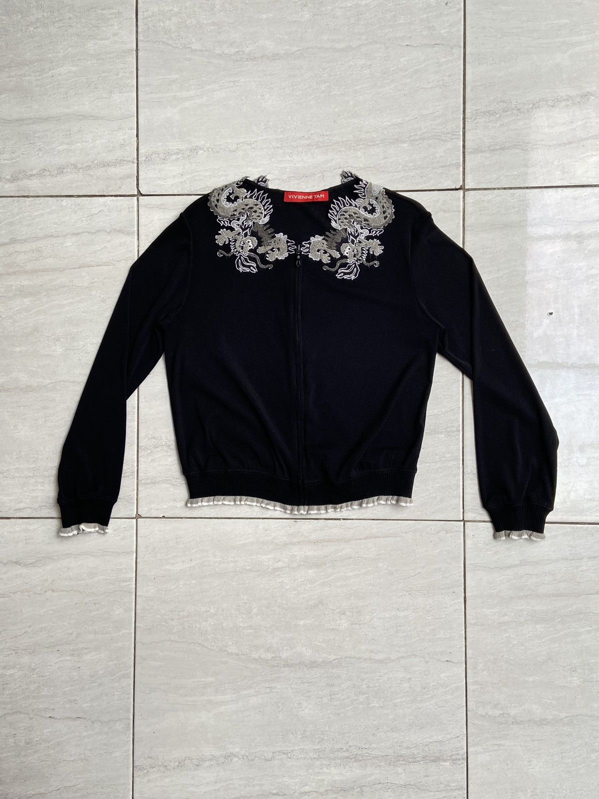 Vivienne Tam VIVIENNE TAM Black Jacket/Cardigan Size XS / US 0-2 / IT 36-38 - 1 Thumbnail
