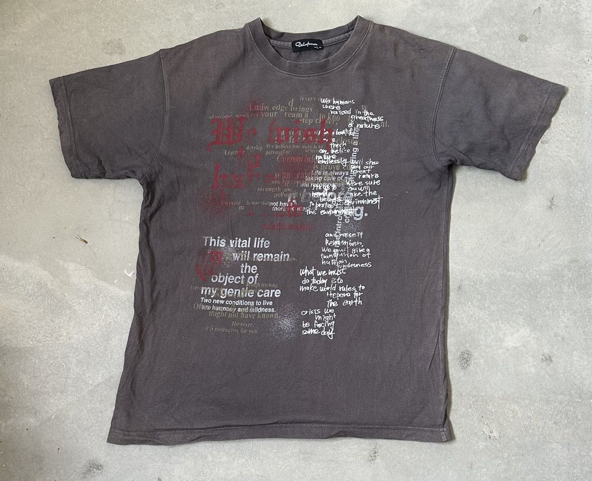 Japanese Brand VINTAGE JAPAN DELUFOAM POEMS TEE Size US M / EU 48-50 / 2 - 1 Thumbnail
