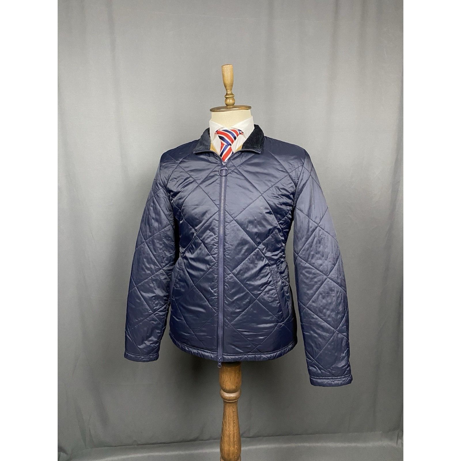 Barbour MINT! Barbour Hoxun Men's Blue Quilted Jacket Size M Size US M / EU 48-50 / 2 - 2 Thumbnail