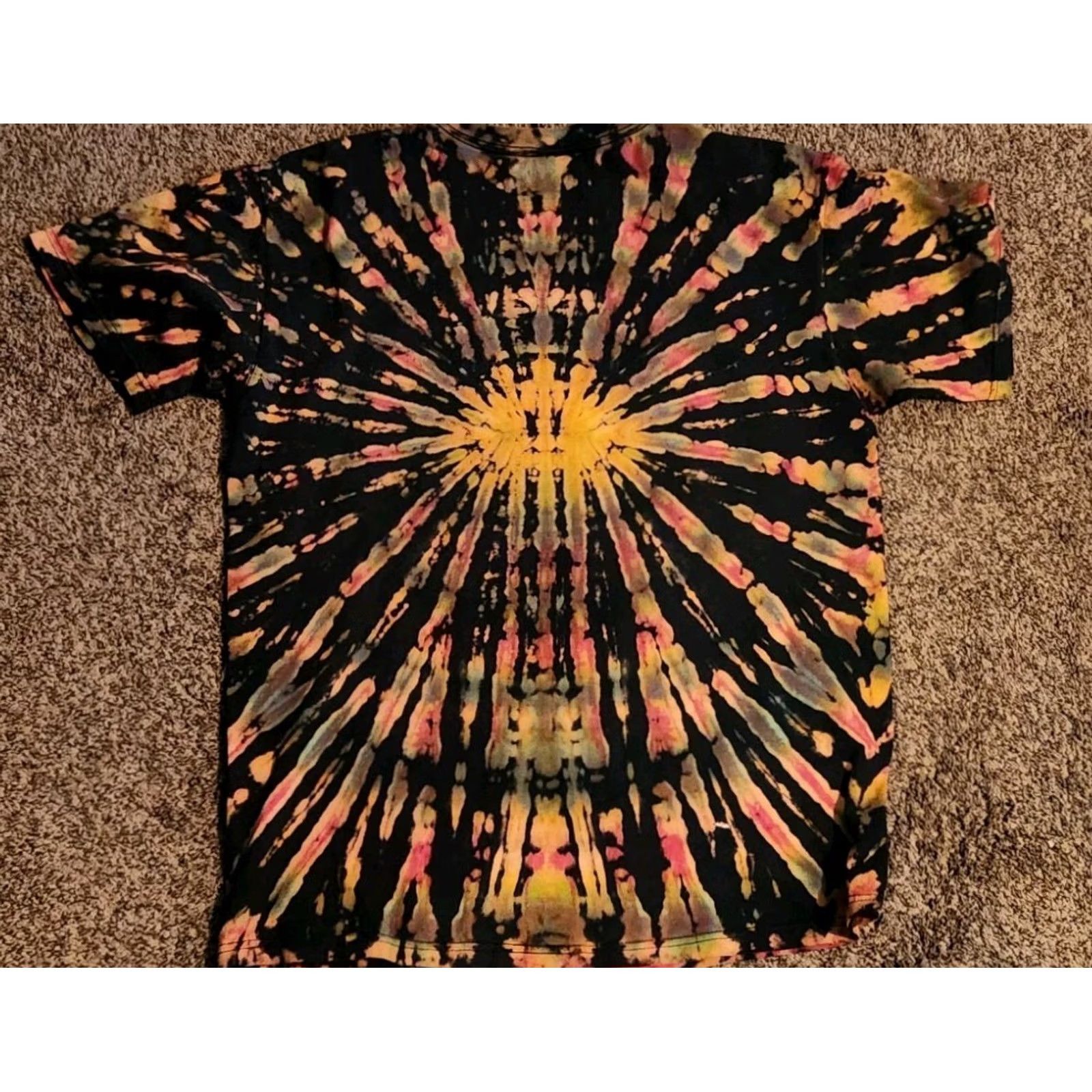 Vintage VINTAGE Bob Marley Lion Tie Dye shirt L reggae Jamaica 90s Band Music Zion Rootswear Mens Size US L / EU 52-54 / 3 - 3 Thumbnail