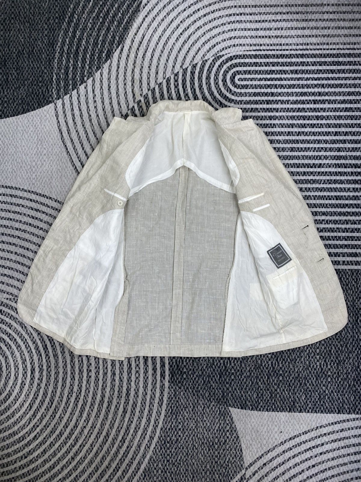 Christian Dior Monsieur Vintage Christian Dior Monsieur Harringbone Buttoned Blazer Size US M / EU 48-50 / 2 - 5 Thumbnail