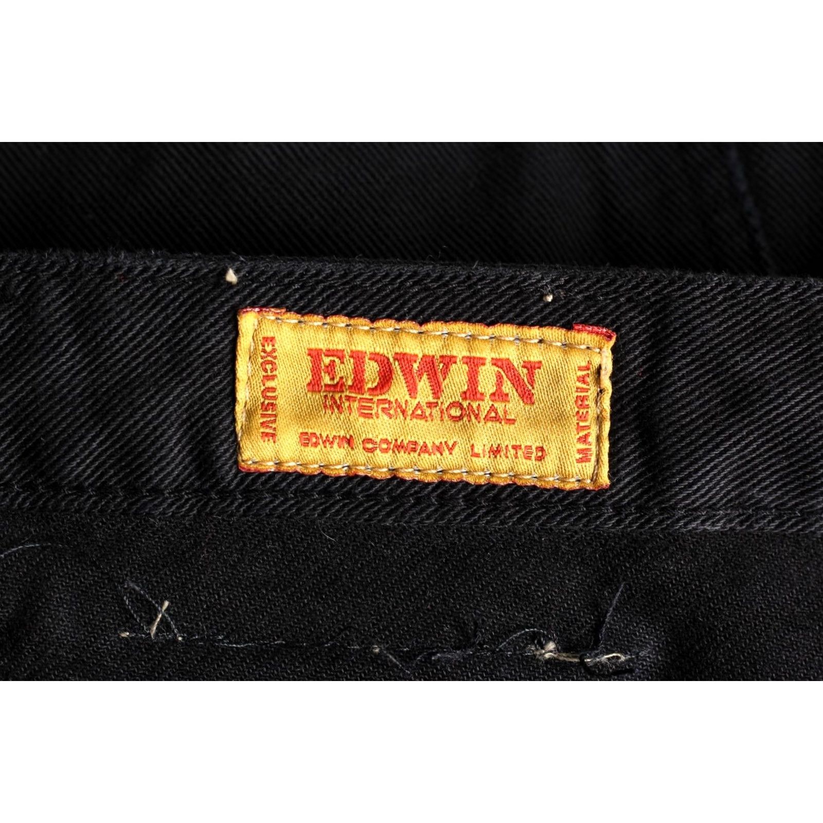 Edwin EDWIN INTERNATIONAL Jeans Men Slim Vintage 32/30 Black 5-Pocket Denim Cotton Waist 32 Inseam 28in London DZ6949 Size US 32 / EU 48 - 6 Thumbnail