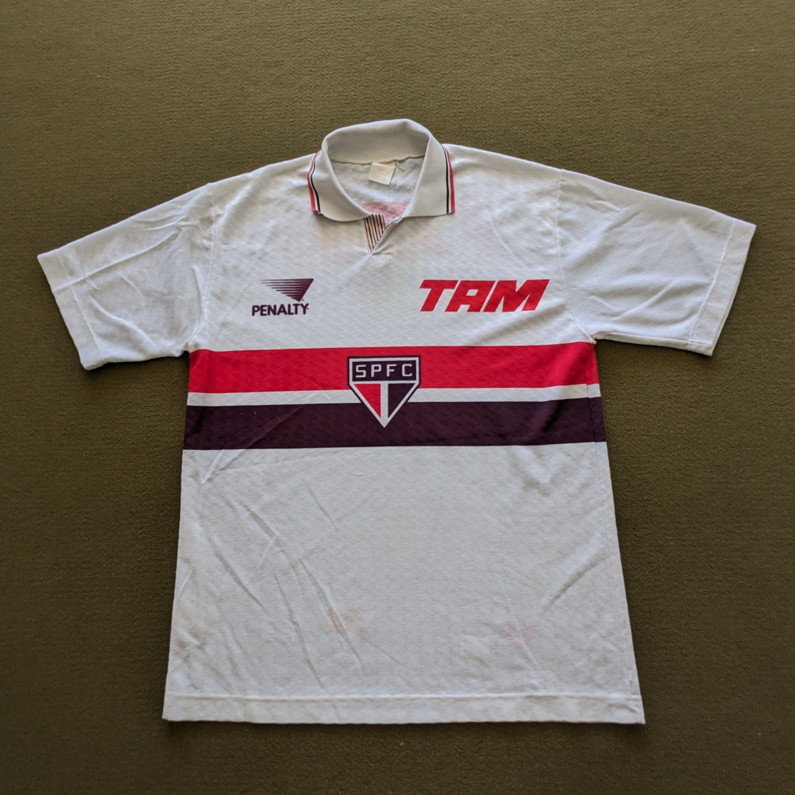 NFL Vintage SAO PAULO Football Sportswear Jersey Size US M / EU 48-50 / 2 - 1 Thumbnail
