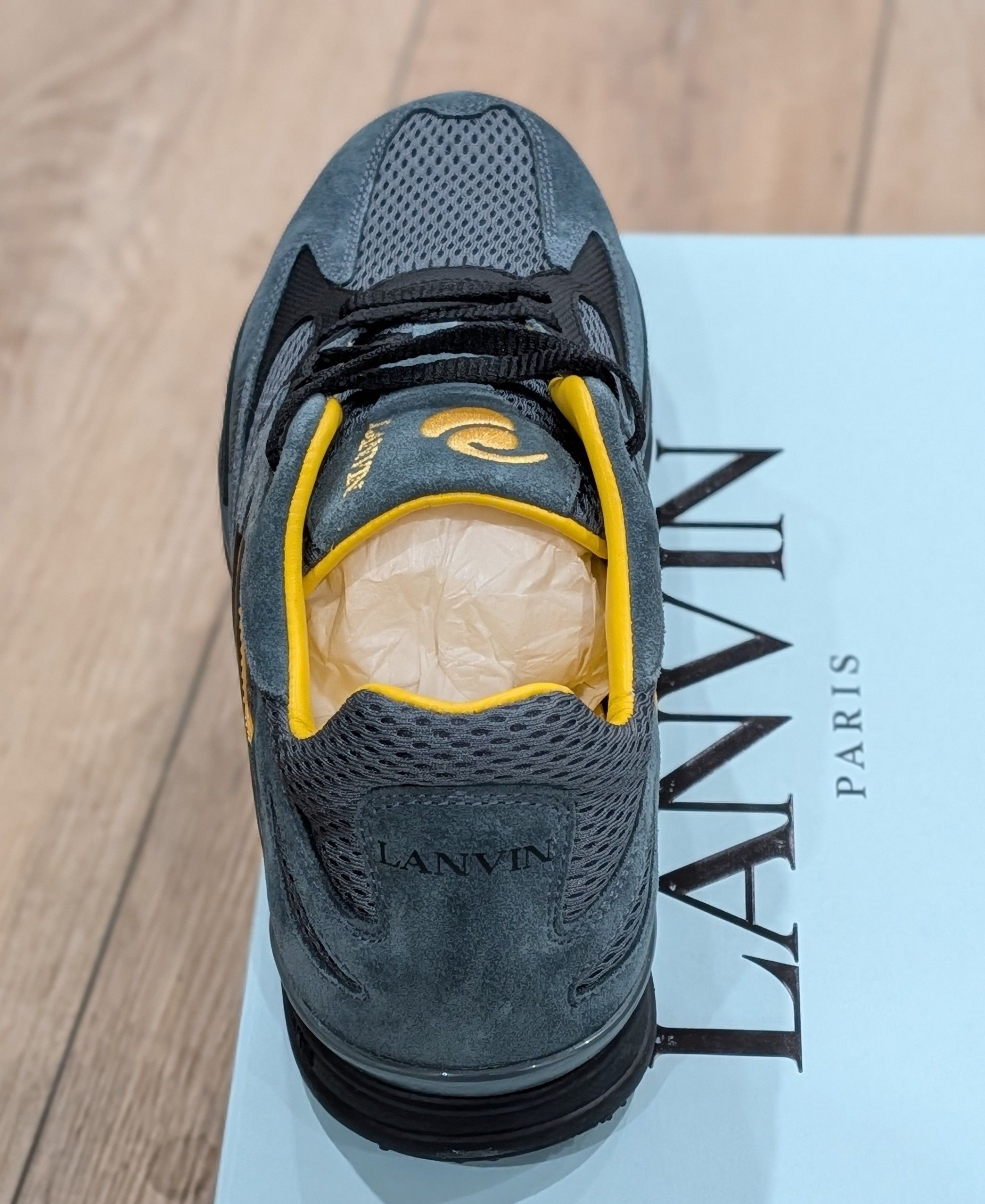 Lanvin Lanvin Meteor Mesh Runner Sneakers Steel/Daffodil US 11 Size US 11 / EU 44 - 6 Thumbnail