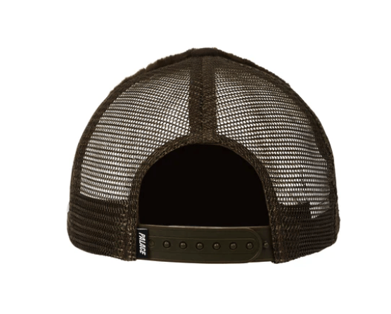 Palace Palace Club Trucker Hat Brown Faux Fur Size ONE SIZE - 4 Thumbnail