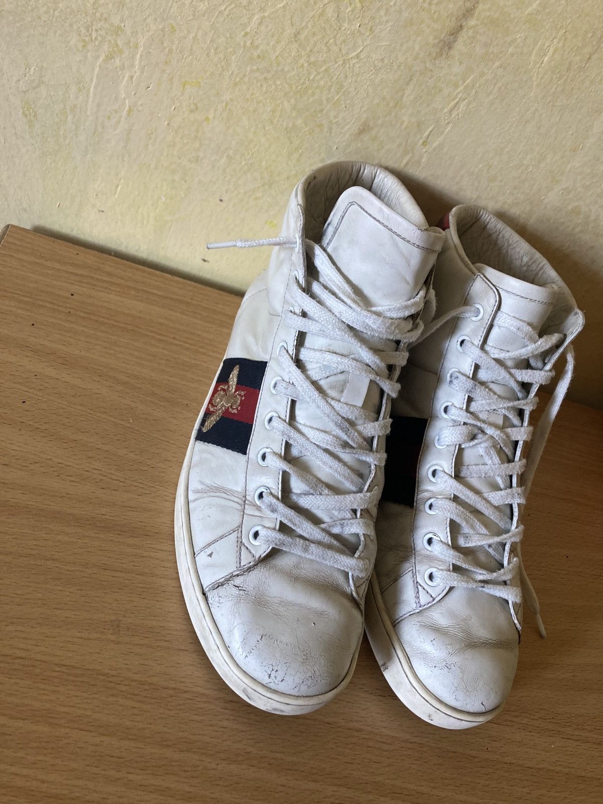 Gucci Gucci Ace hi top Sneakers Size 8 Size US 8 / EU 41 - 1 Thumbnail