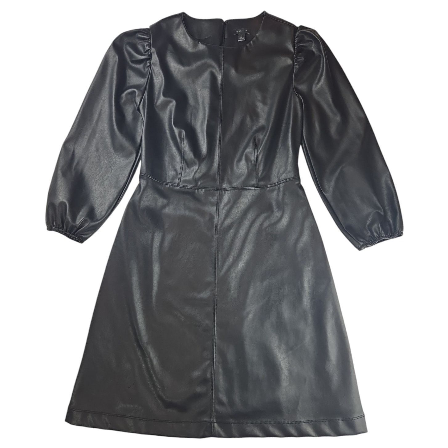 Ann Taylor Ann Taylor| Black, Faux Leather, Dress | Size 2 Size XS / US 0-2 / IT 36-38 - 1 Thumbnail
