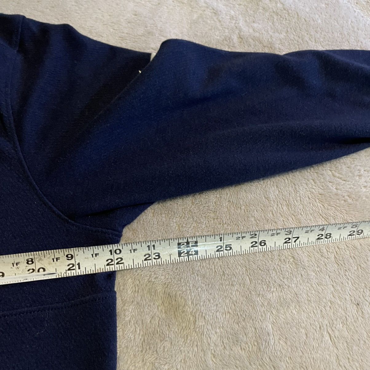 Nike Nike Dri-FIT Mens Large Navy Blue Quarter Zip Workout Gym Size US L / EU 52-54 / 3 - 6 Thumbnail