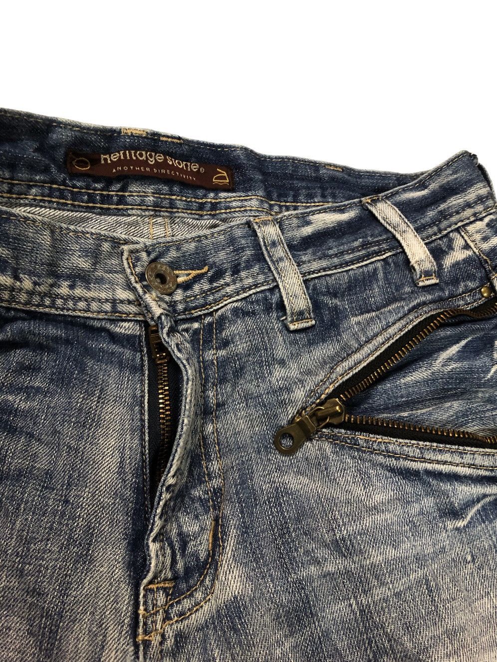 If Six Was Nine × Japanese Brand × Le Grande Bleu (L.G.B.) VINTAGE JAPANESE BRAND HERITAGE STONE DENIM JEANS Size US 32 / EU 48 - 13 Thumbnail