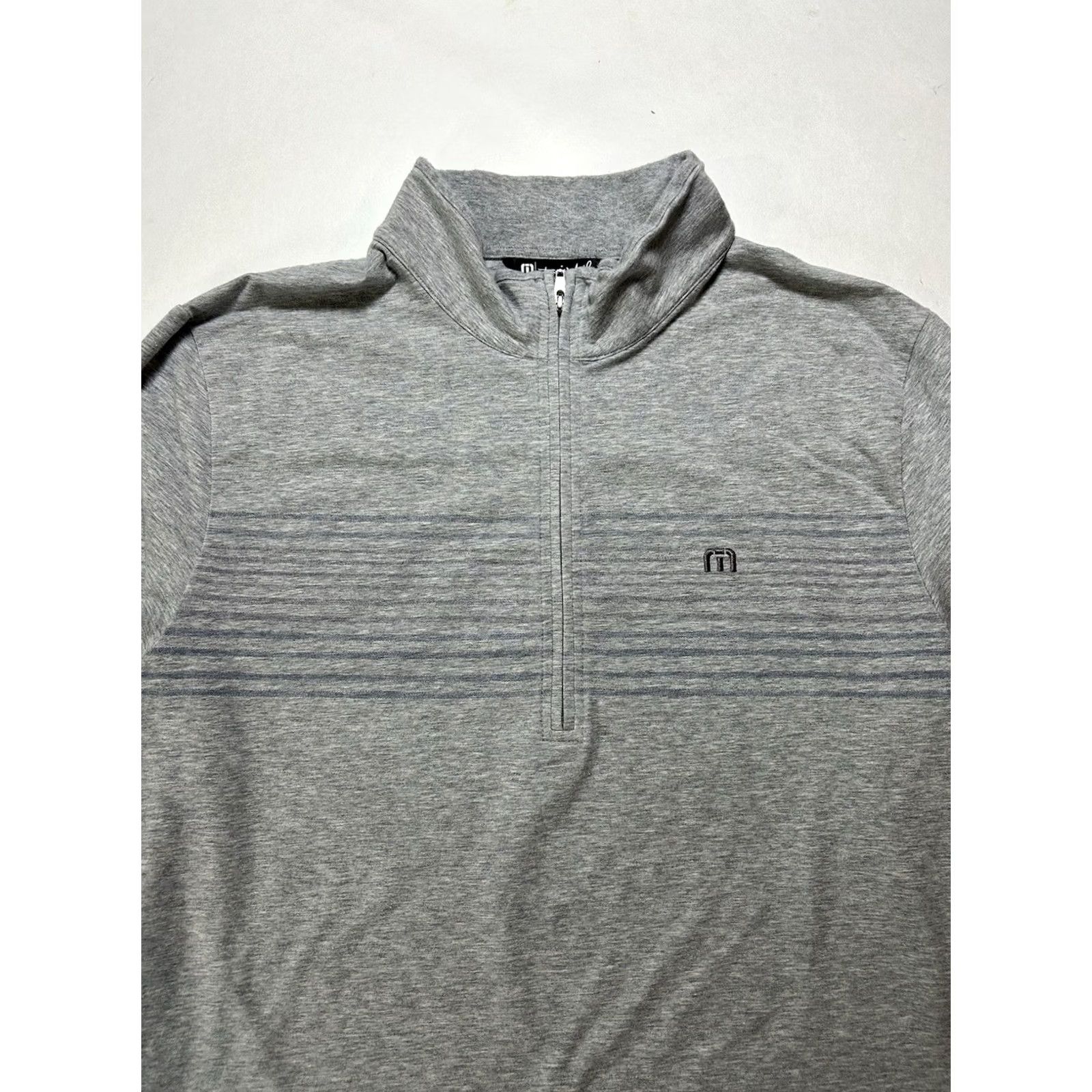 TravisMathew Travis Mathew Pullover Mens Large Gray Golf Athletic Performance Golfing Size US L / EU 52-54 / 3 - 3 Thumbnail