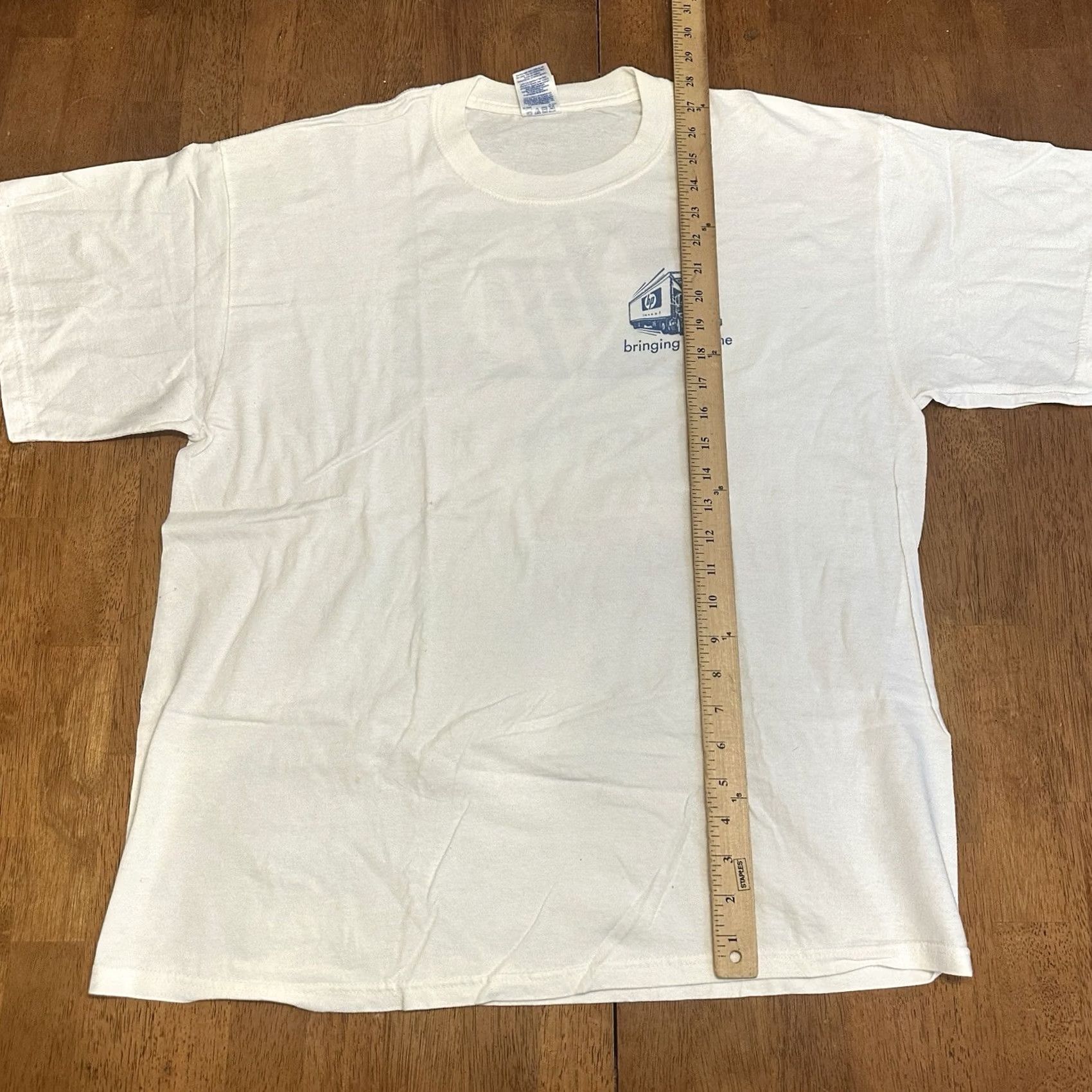 Gildan Vintage HP Hewlett Packard Invent Shirt XL Y2K Graphic Print - Mens Size US XL / EU 56 / 4 - 6 Thumbnail