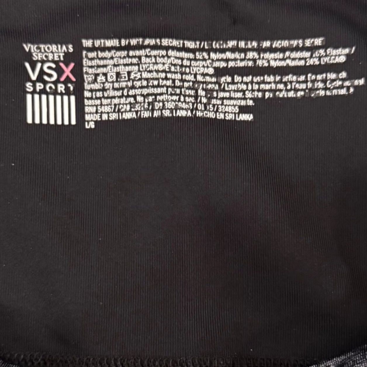 Victoria's Secret VSX Sport The Ultimate Knockout Leggings Workout Gym Yoga L Gray 90s Womens Size 30" / US 8 / IT 44 - 4 Thumbnail