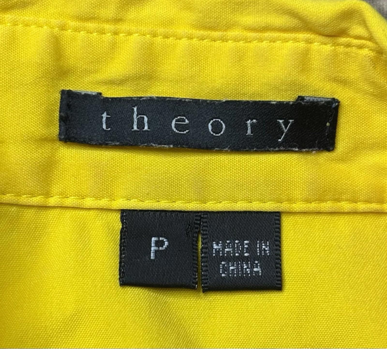 Theory Theory Top Women's Size P Cotton Nylon Stretch Pockets Size S / US 4 / IT 40 - 2 Thumbnail