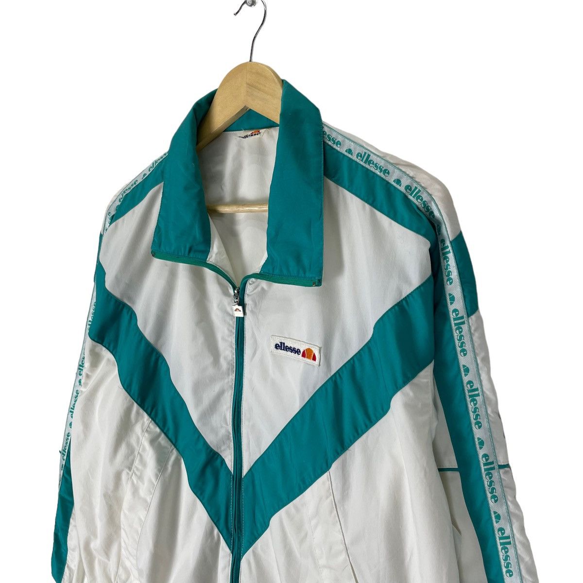 Ellesse ☀️90s ELLESE TENNIS V COLOUR BLOCK LIGHT JACKET Size US M / EU 48-50 / 2 - 4 Thumbnail