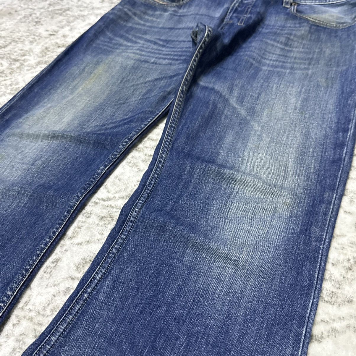 Diesel Vintage Diesel Zatiny Fade Wash Flared Jeans Size US 32 / EU 48 - 6 Thumbnail