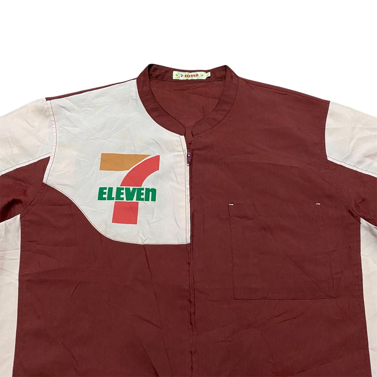 Japanese Brand × Vintage Rare‼️🔥Vintage 7-Eleven Detachable Uniform Workers Jacket Size US M / EU 48-50 / 2 - 3 Thumbnail