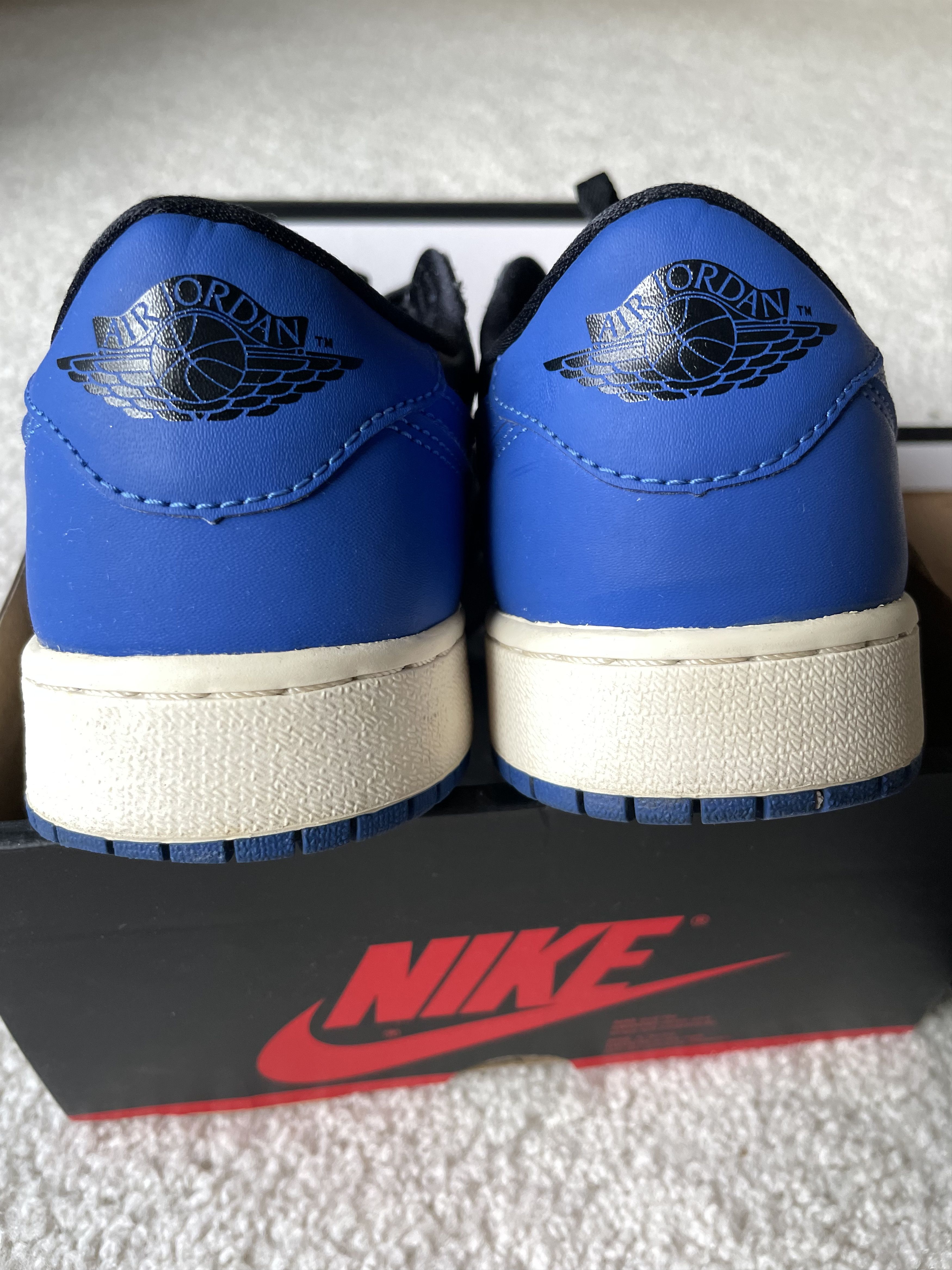 Jordan Brand × Nike 2015 Air Jordan I Low - Royal [size 7Y] Size US 7 / EU 40 - 6 Thumbnail