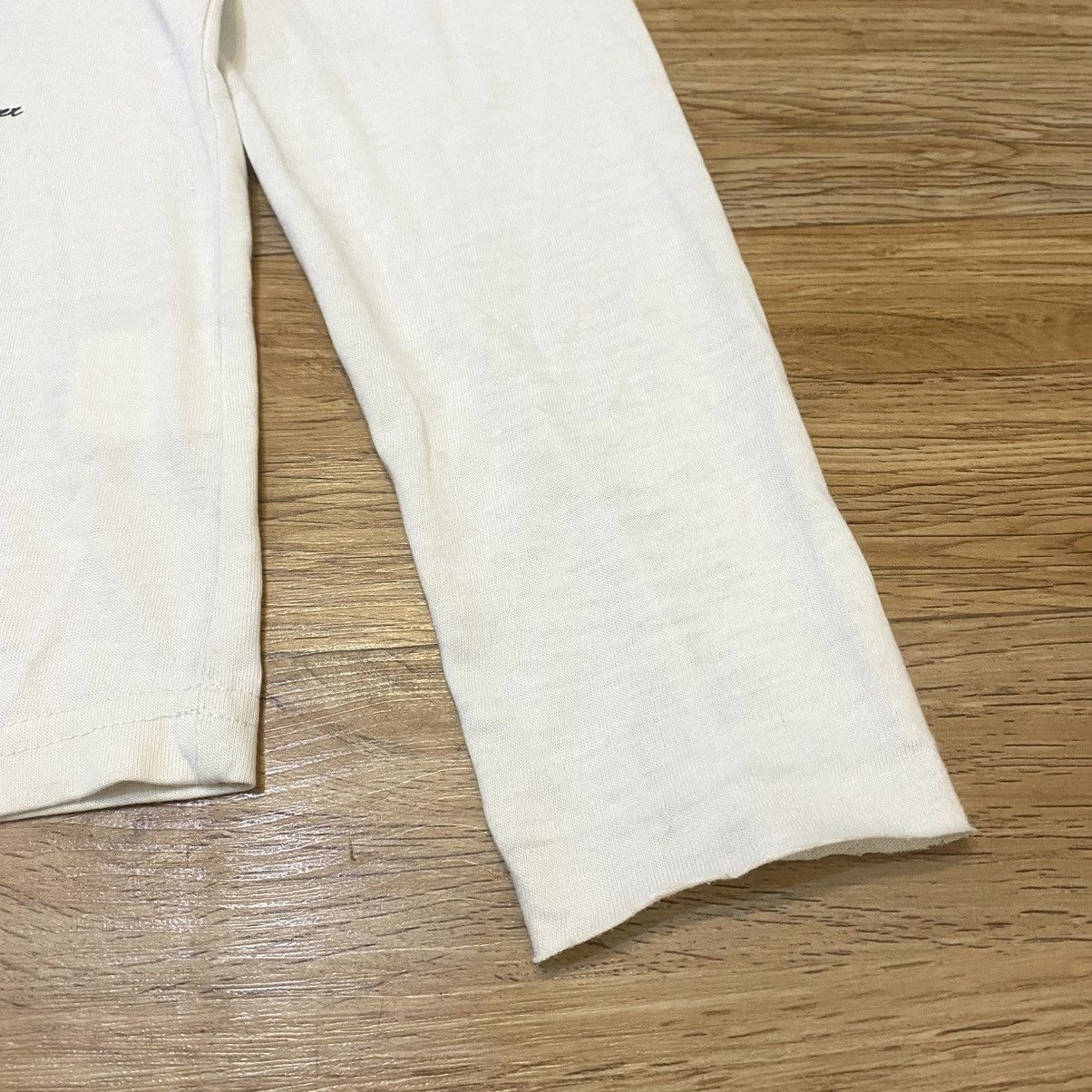 Japanese Brand 2000s Vkei Style V-Neck Poem Long Sleeve T-Shirt White Size US S / EU 44-46 / 1 - 6 Thumbnail