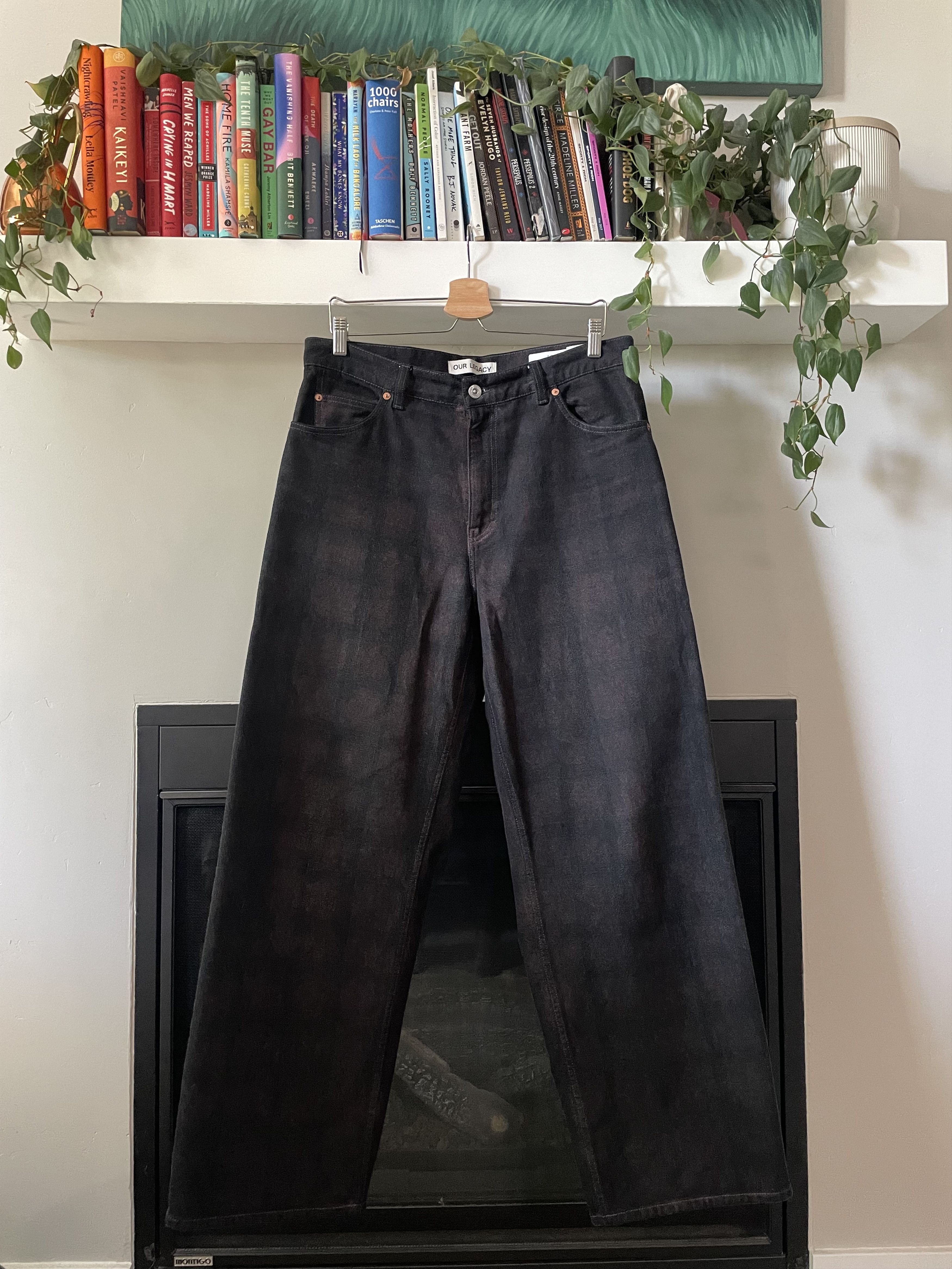 OUR LEGACY｜JEANS (FULL CUT Overdyed Big Lumbercheck Pri Our Legacy Our Legacy Vast Cut Jeans Overdyed Lumbercheck