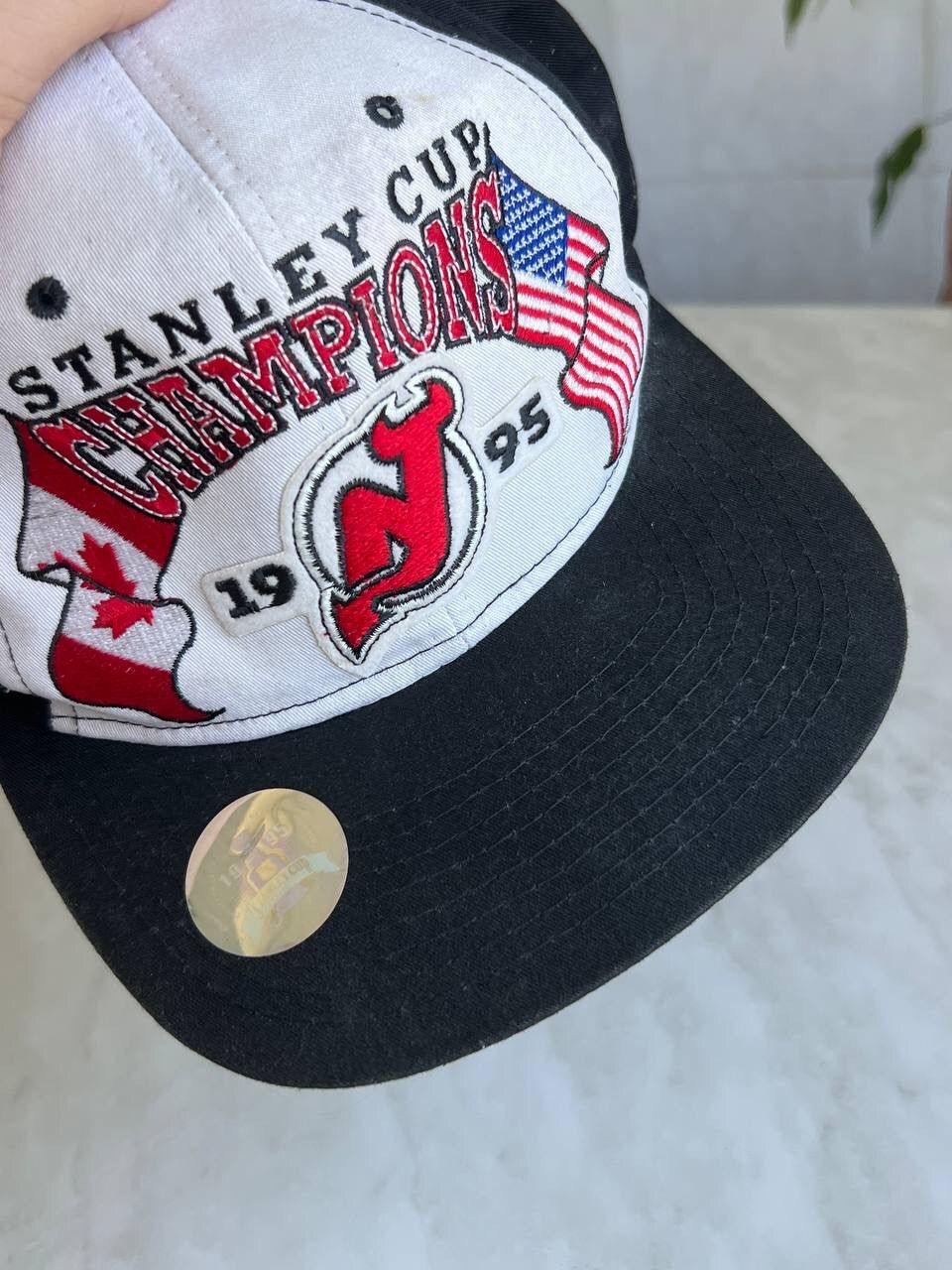 NHL × Starter × Vintage Vintage 1995 New Jersey Devils Stanley Cup Hat Size ONE SIZE - 8 Thumbnail