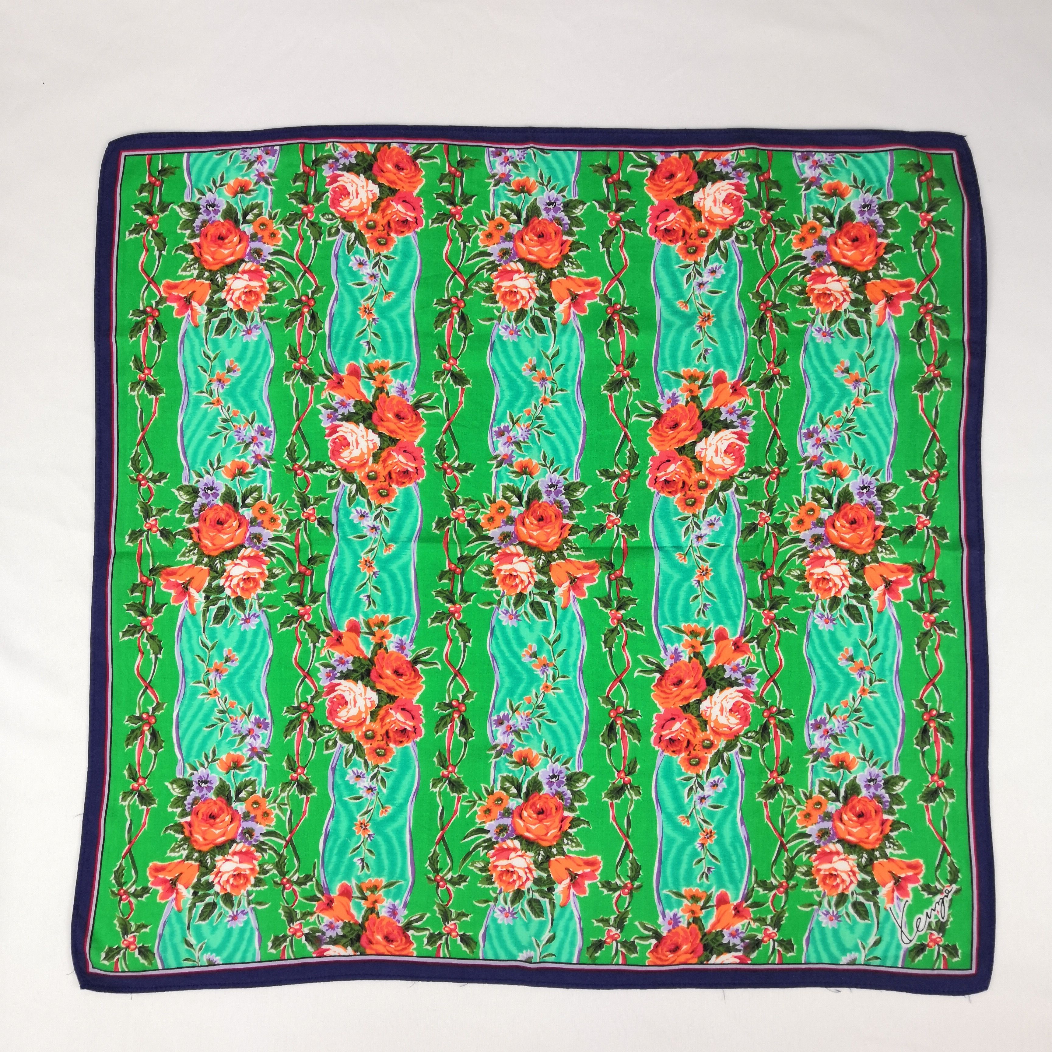 Kenzo Vintage Kenzo Handkerchief Neckerchief Bandana Size ONE SIZE - 1 Thumbnail
