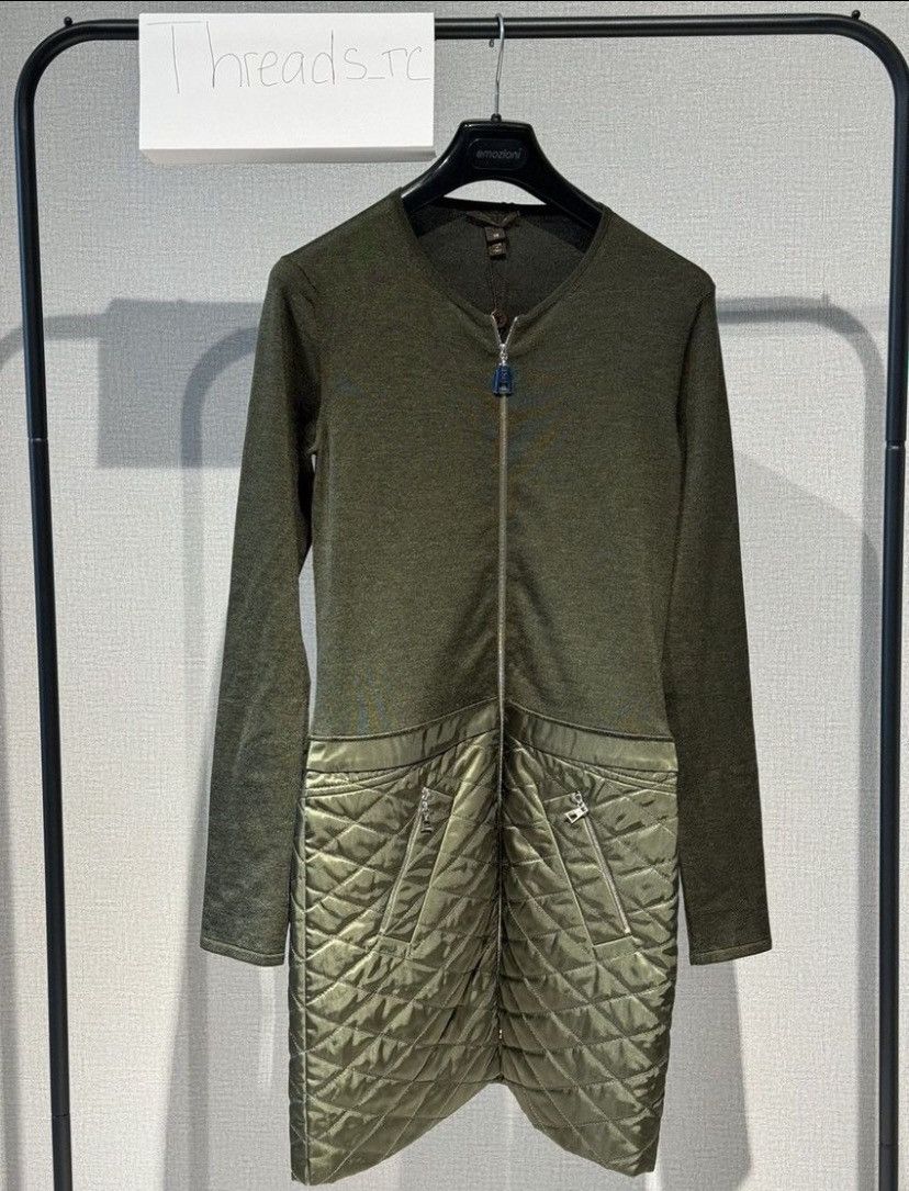 Louis Vuitton Louis Vuitton Bi-Material Knit A-Line Dress Size XS / US 0-2 / IT 36-38 - 3 Thumbnail