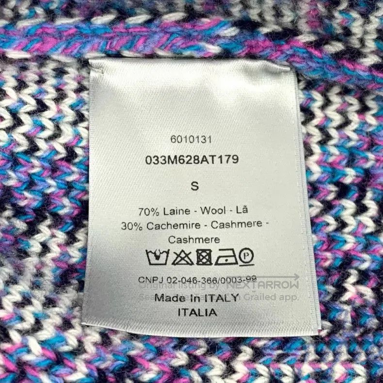 Dior Dior Purple wool letter Logo full-print round-neck long-sl Size US S / EU 44-46 / 1 - 8 Thumbnail
