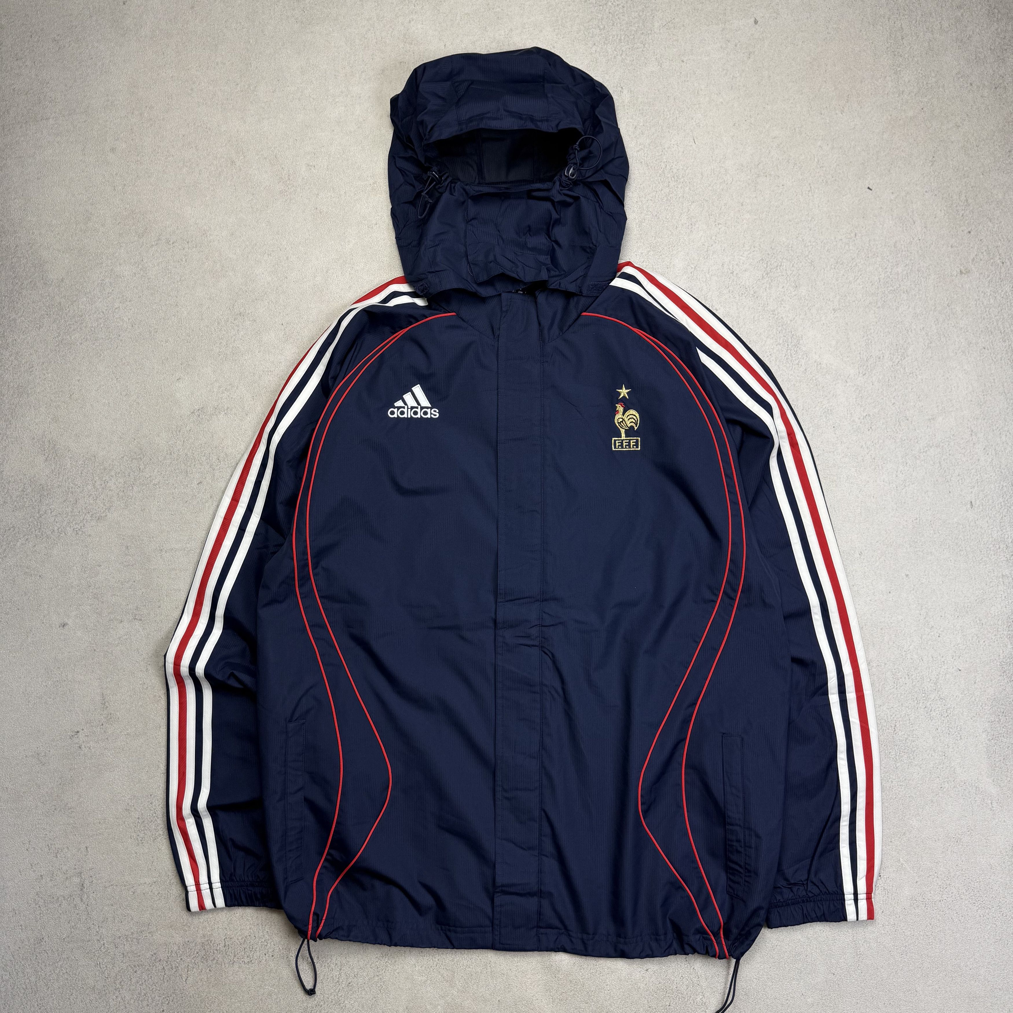 Adidas 2007-08 France Adidas Track Jacket Size US L / EU 52-54 / 3 - 2 Thumbnail