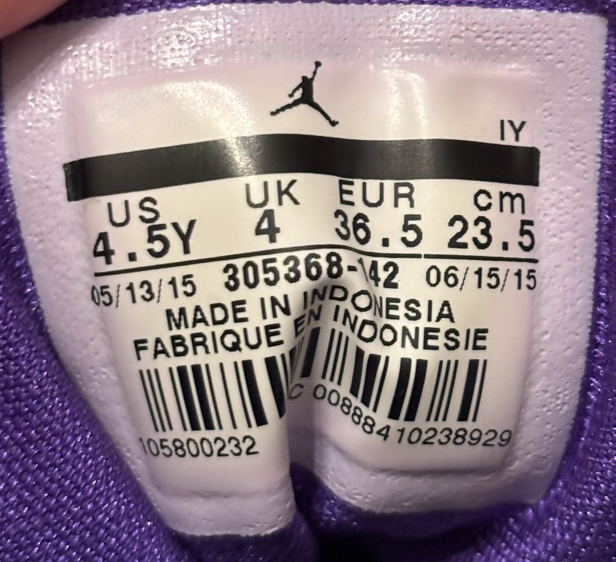 Jordan Brand Air Jordan 8 Retro BG 'Three-Peat' Size US 6 / IT 36 - 7 Thumbnail