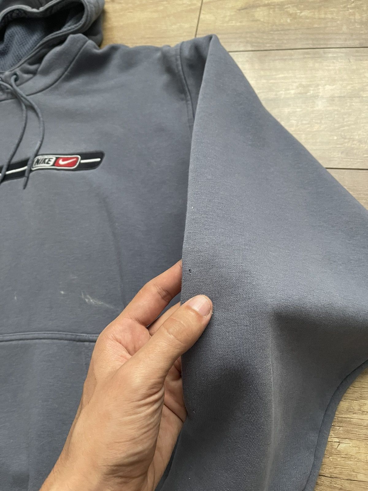 Other Nike Vintage Hoodie Big Logo 90s Faded Distressed Size US S / EU 44-46 / 1 - 17 Thumbnail