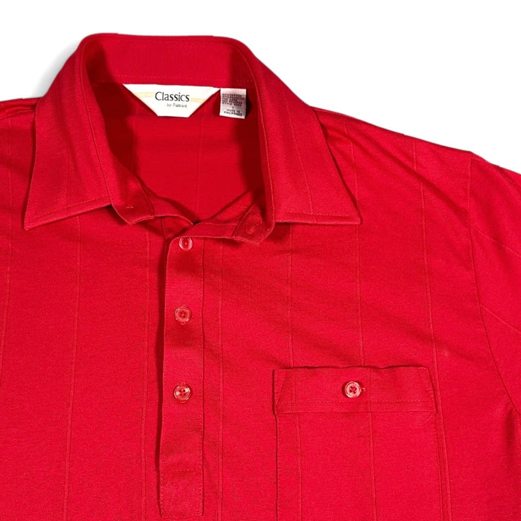 Vintage VINTAGE Classics by Palmland Polo Shirt Mens Polo Red 90s Pocket Cotton Blend Short Sleeve Adult MEDIUM Size US M / EU 48-50 / 2 - 2 Thumbnail
