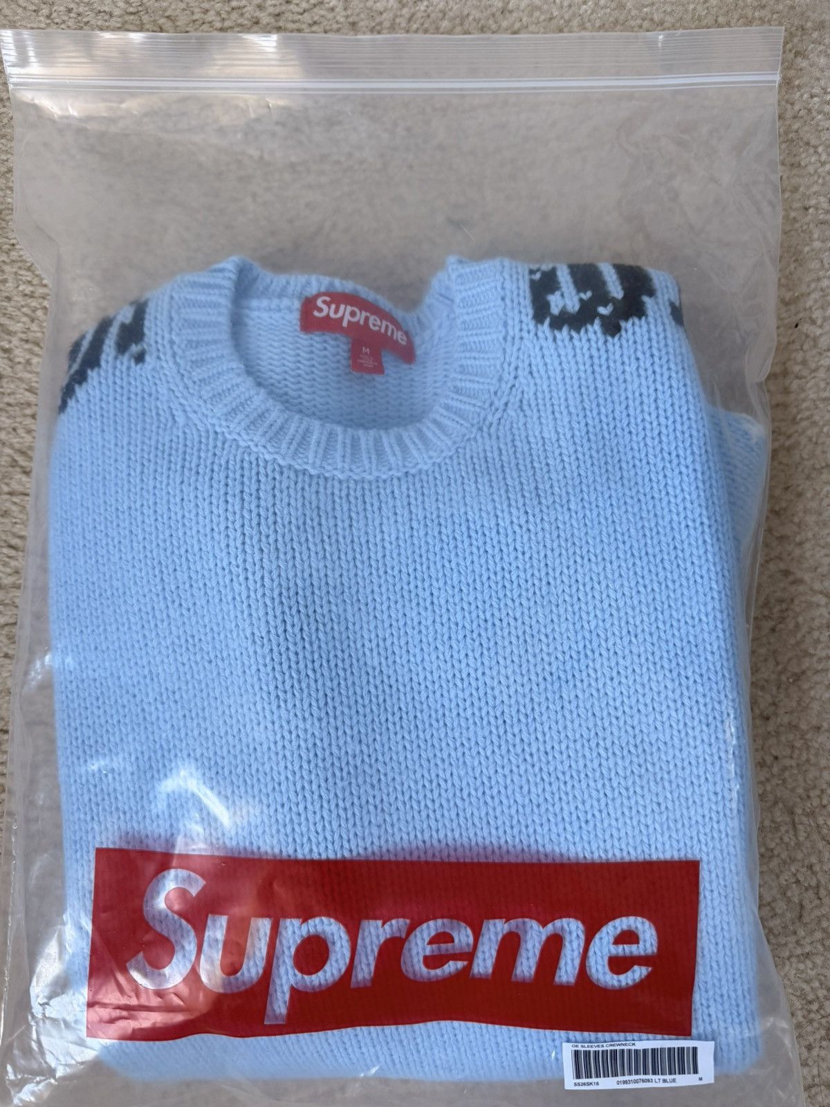 Supreme Supreme old english sweater Size US M / EU 48-50 / 2 - 1 Thumbnail