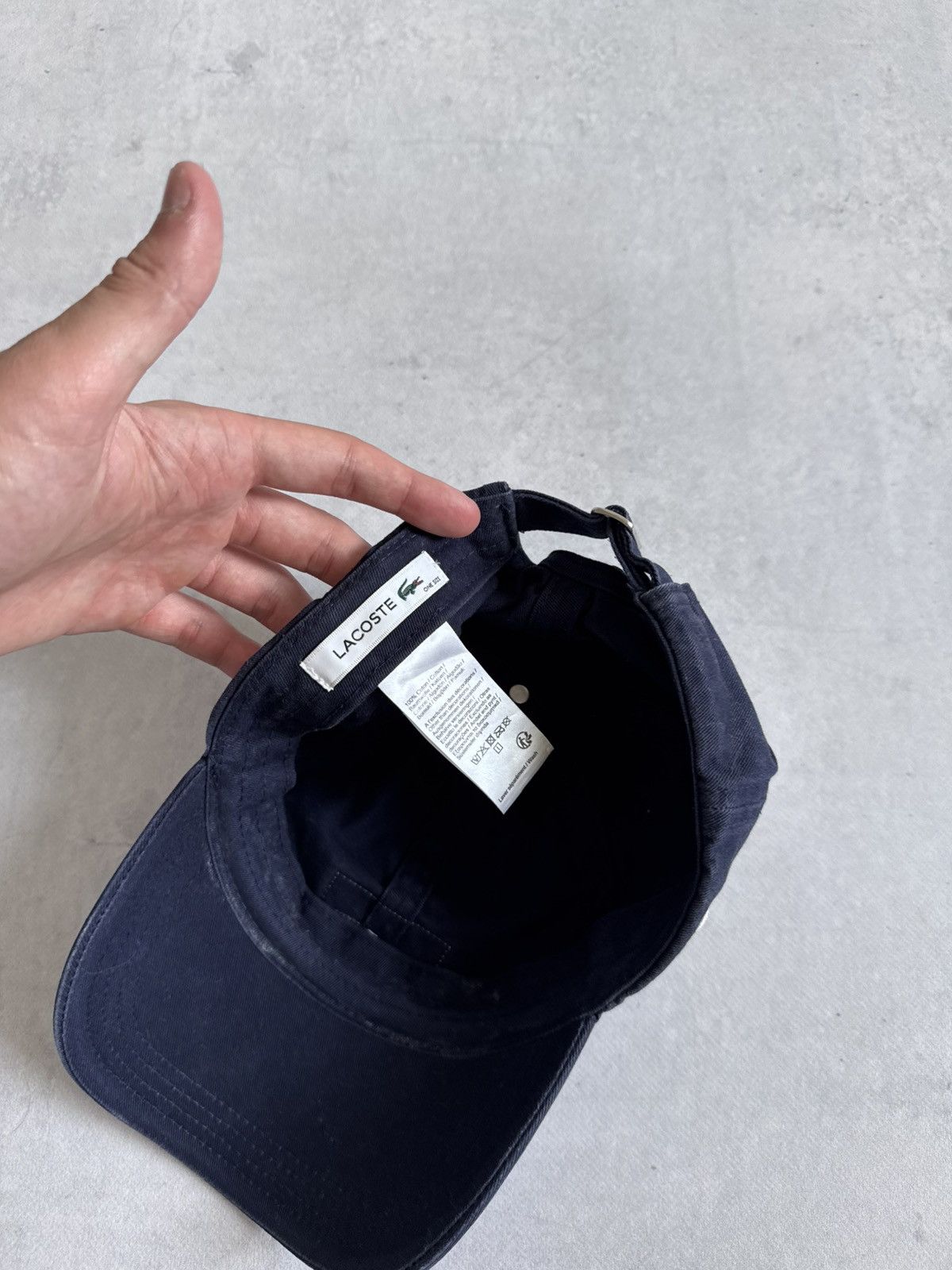 Lacoste Lacoste Regular Logo Crocodile Accent Unisex Y2K Cap Size ONE SIZE - 7 Thumbnail