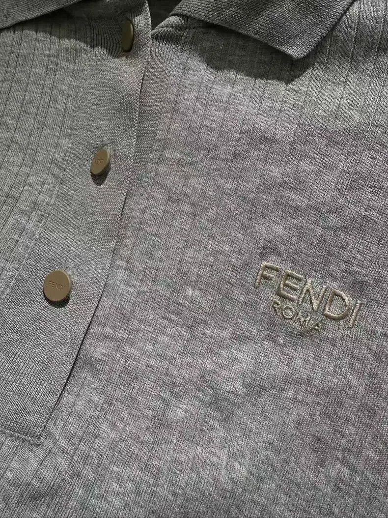 Fendi Fendi Embroidered logo lightweight knit Size L / US 10 / IT 46 - 4 Thumbnail