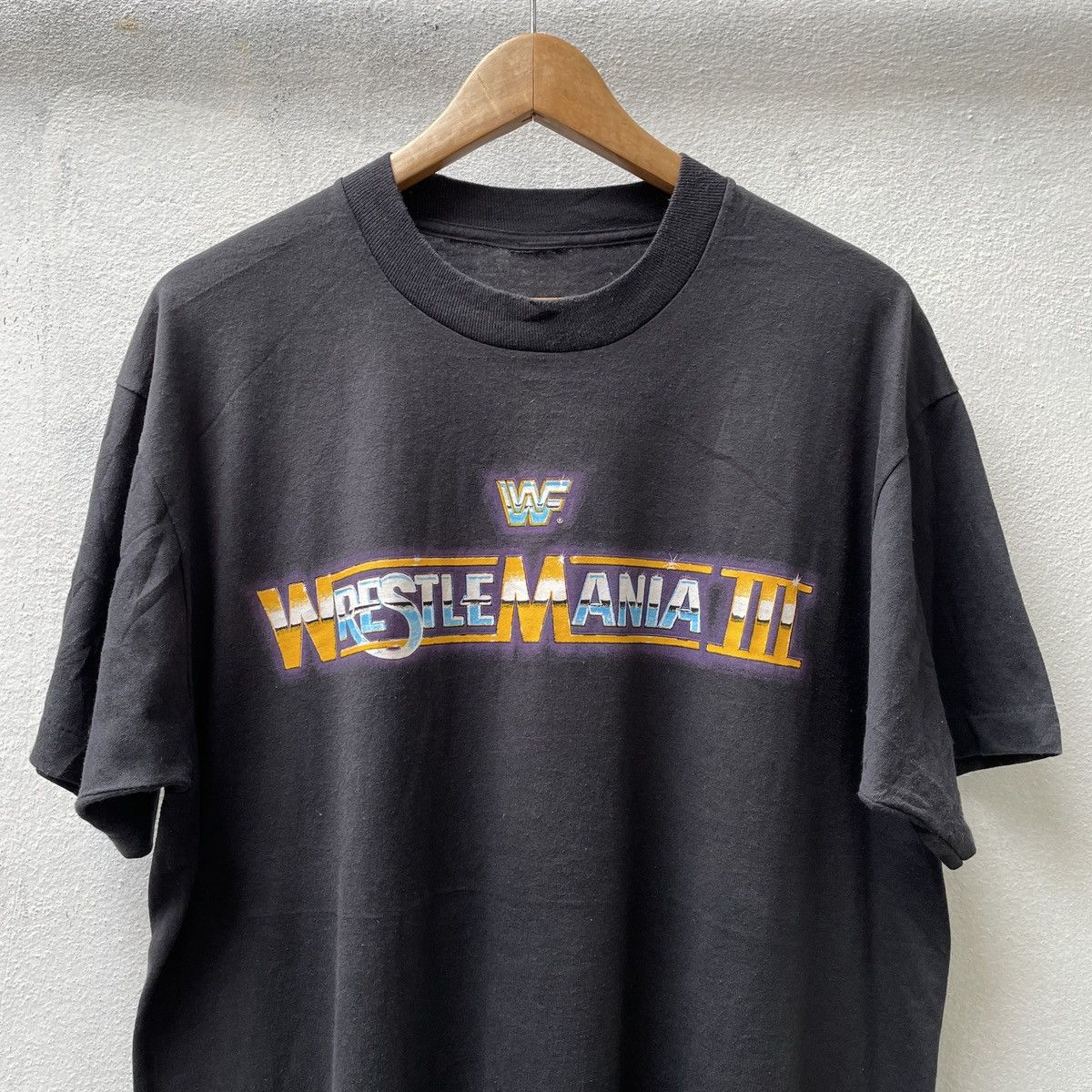 WWF Vintage WWF Wrestle Mania III T-Shirt XL Size US XL / EU 56 / 4 - 2 Thumbnail