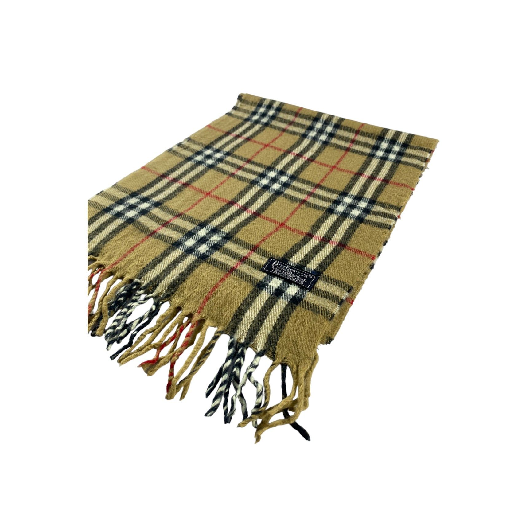 Burberry × Vintage Burberry Scarf / Muffler / Neckwear - WW1157 Size ONE SIZE - 3 Thumbnail