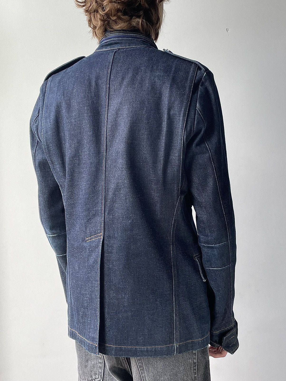 Tom Ford YSL Rive Gauche by Tom Ford Heavy Denim M51 Jacket Size US M / EU 48-50 / 2 - 4 Thumbnail