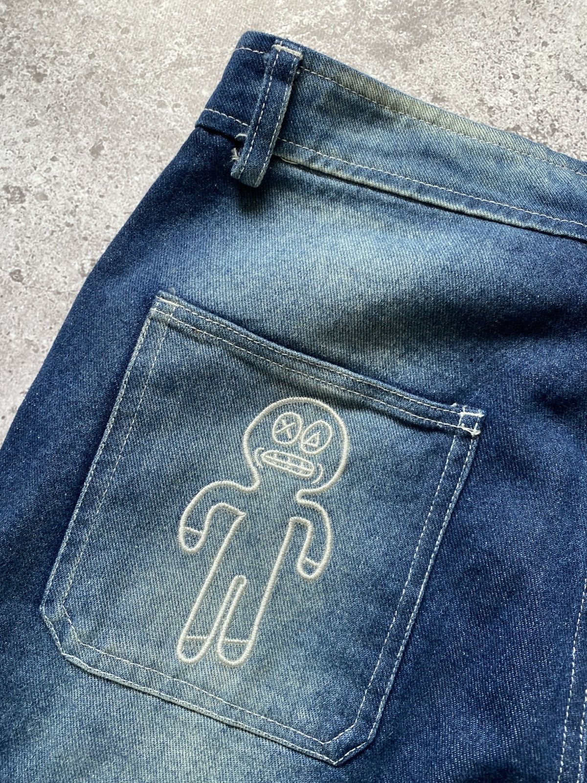 Japanese Brand × La Fam Amsterdam Vintage La Fam Amsterdam streetwear jeans Y2K Size US 31 - 5 Thumbnail