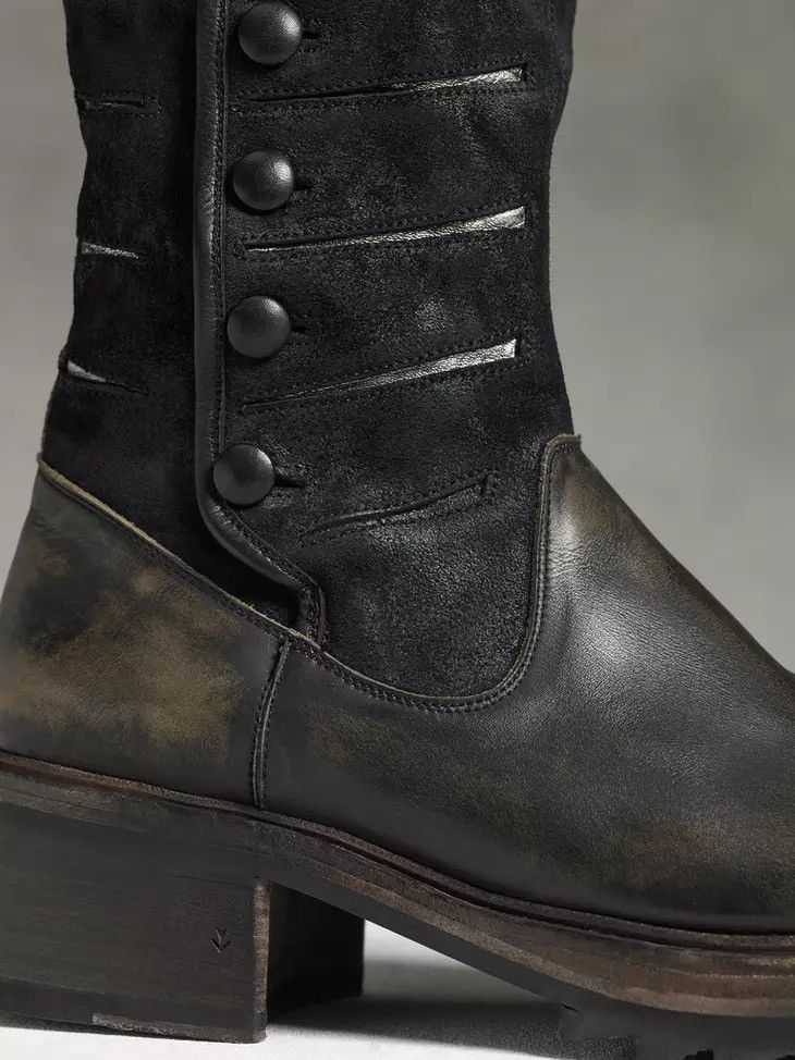 John Varvatos Thayer Tall Button Boot. Size 8.5 EU 41.5 Size US 8.5 / EU 41-42 - 4 Thumbnail