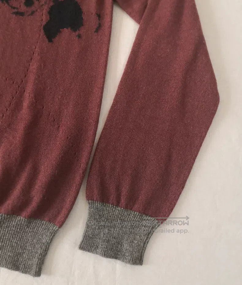 Other Hermes Cashmere sweater knitted sweater, burgundy, 100% ca Size US M / EU 48-50 / 2 - 6 Thumbnail