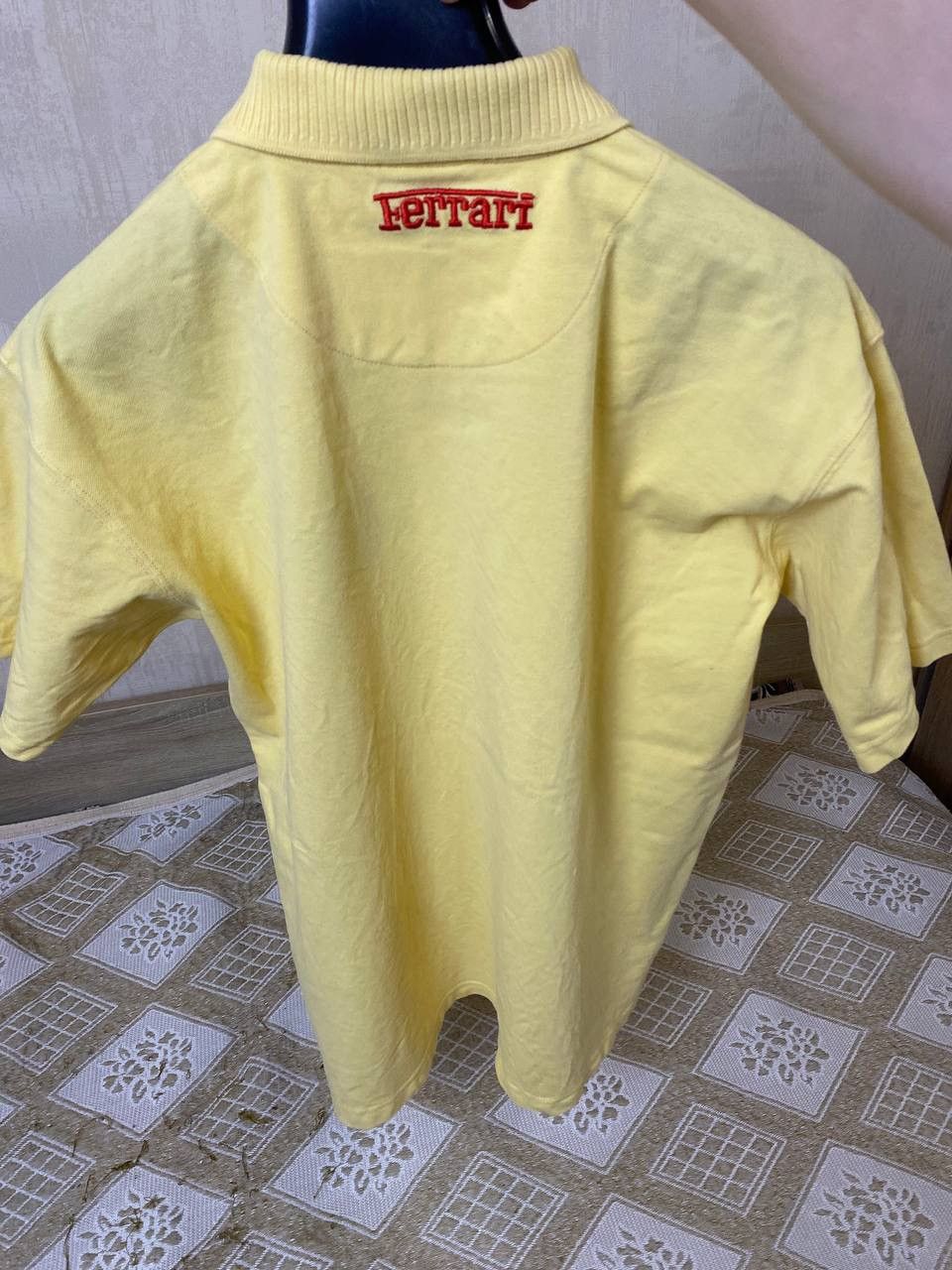 Ferrari 🔥 1998 Ferrari Logo Polo Racing T Shirt BMW Mercedes Audi Size US L / EU 52-54 / 3 - 8 Thumbnail