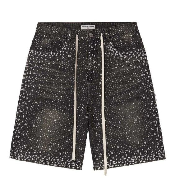 Vale Vale Forever 'Rainstorm' Black Jean Shorts Size US 30 / EU 46 - 1 Preview