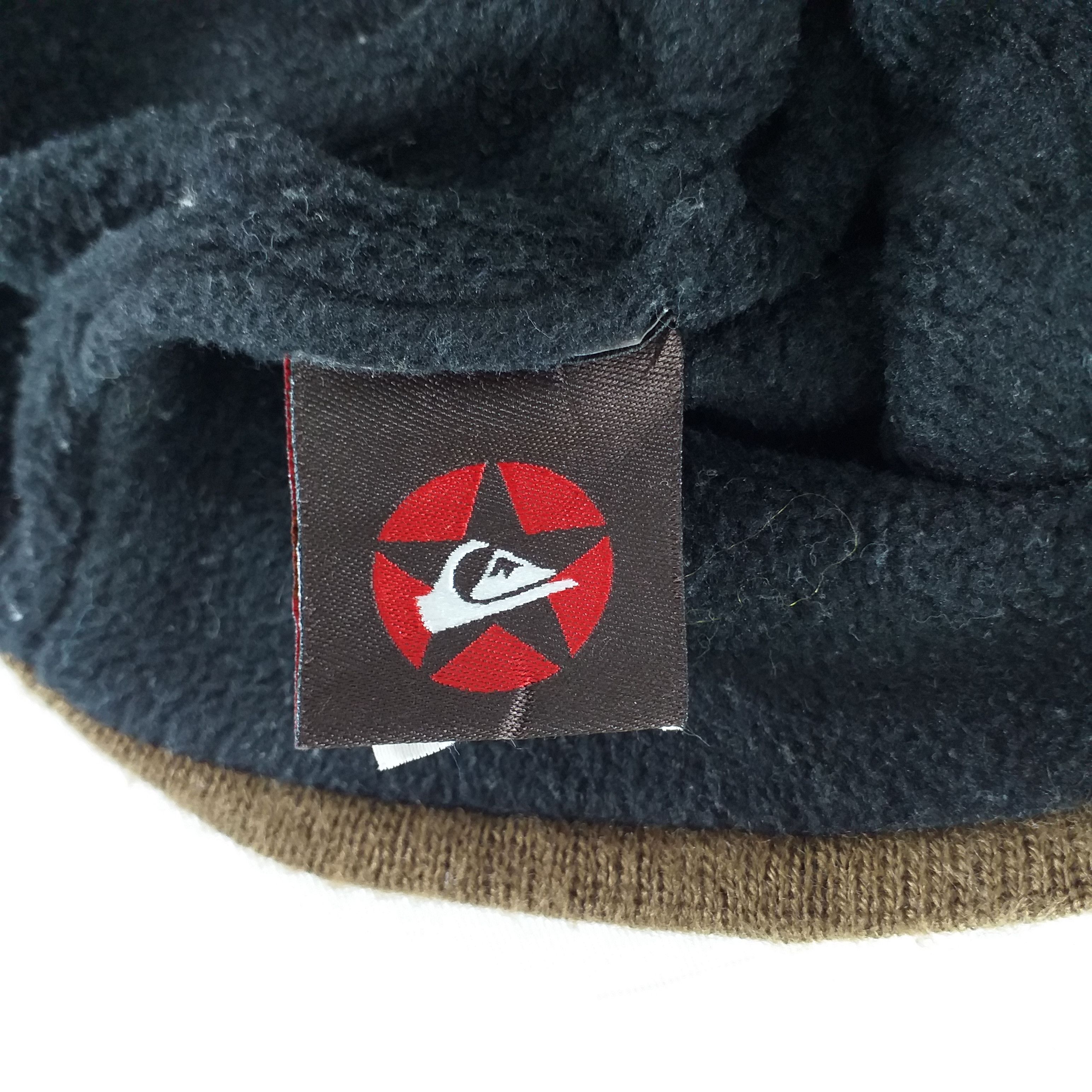 Quiksilver Star Quicksilver Embroidery Logo Snow Cap Hat Beanie -BN230 Size ONE SIZE - 4 Thumbnail