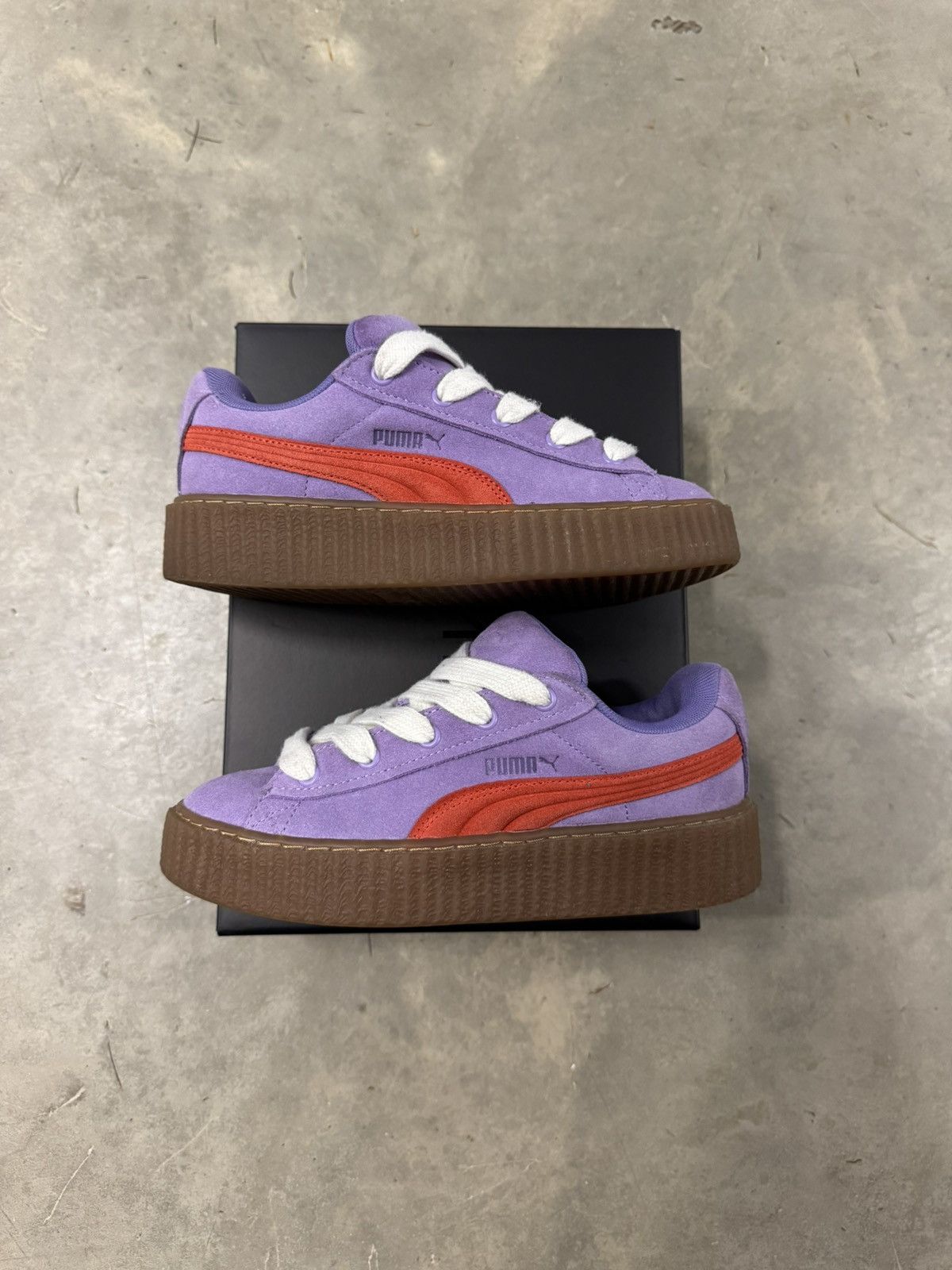 Fenty × Puma Puma Creeper WMNS Fenty Phatty x Lavender Burnt Red Size 7W Size US 7 / IT 37 - 2 Thumbnail